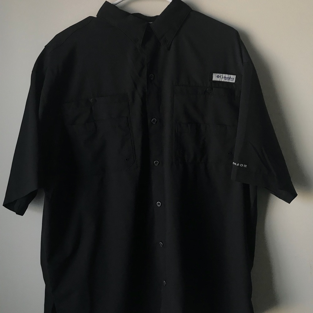 Men’s Columbia PFG Vented Button Down Shirt Size L